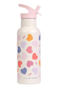 Botella Térmica Acero Corazones  500ml A Little Lovely Company