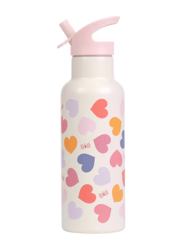 Botella Térmica Acero Corazones  500ml A Little Lovely Company