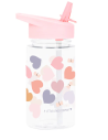 Botella Tritan Corazones 450ml A Little Lovely Company
