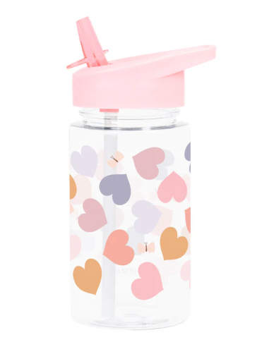 Botella Tritan Corazones 450ml A Little Lovely Company