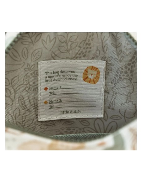 Mochila Mediana Safari Friends Personalizable Little Dutch