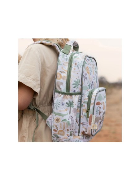 Mochila Mediana Safari Friends Personalizable Little Dutch