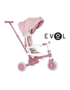 Triciclo Multifunción Evol Rosa