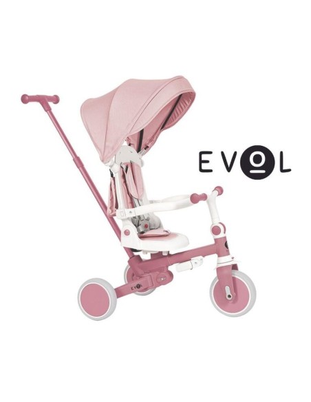 Triciclo Multifunción Evol Rosa