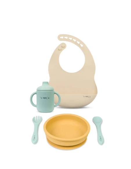 Set de Alimentacion 5Pzas Mostaza