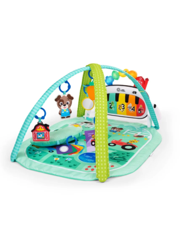 Gimnasio de juegos con música y lenguaje Kickin' Tunes 4 en 1 de Baby Einstein