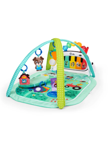Gimnasio de juegos con música y lenguaje Kickin' Tunes 4 en 1 de Baby Einstein