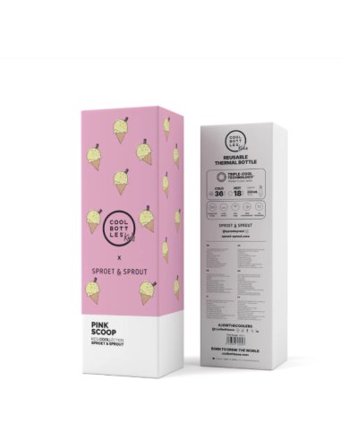 The Kids Bottle - Sprt&Pink Scoop 350ml