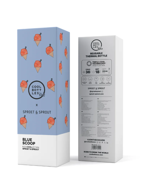The Kids Bottle - Sprt& BLue Scoop 350ml