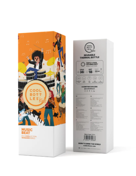 The Kids Bottle - Music Beat 350ml