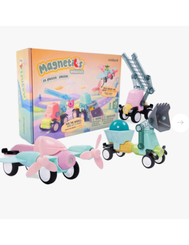 Magnetics Vehicles 25 PCS Miniland