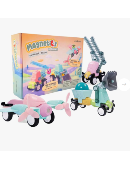 Magnetics Vehicles 25 PCS Miniland