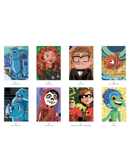 Dibujos para colorear, ¡qué misterio! Lo mejor de Pixar