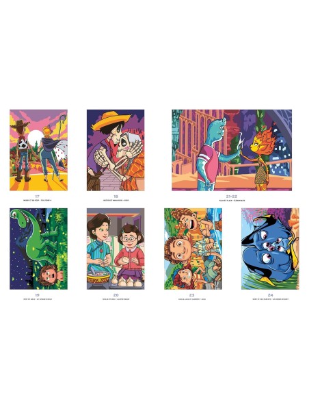 Dibujos para colorear, ¡qué misterio! Lo mejor de Pixar