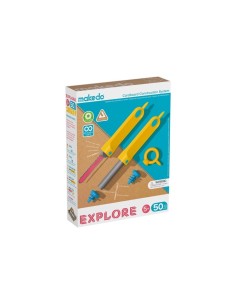 Makedo EXPLORE Kit de 50pcs Juegaconmigo