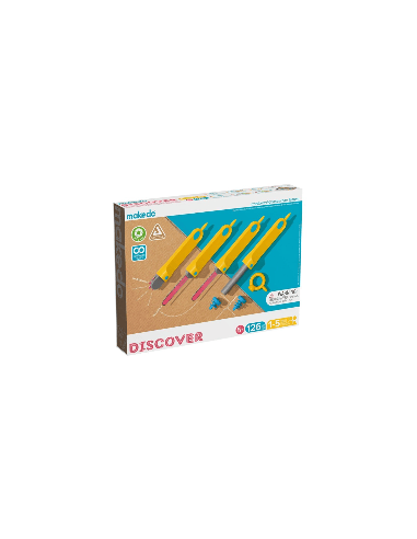 Makedo DISCOVER Kit de 126pcs Juegaconmigo