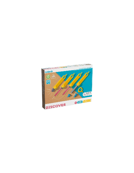 Makedo DISCOVER Kit de 126pcs Juegaconmigo