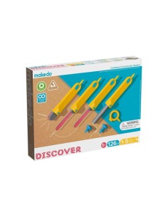 Makedo DISCOVER Kit de 126pcs Juegaconmigo