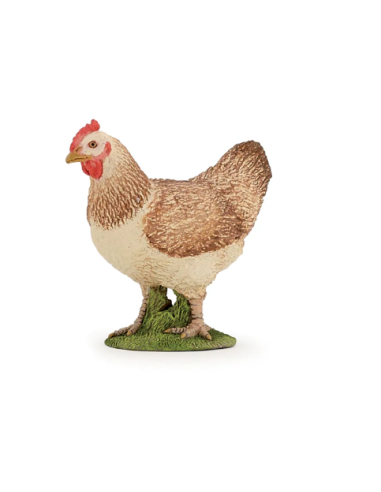 Figura de gallina roja - Papo