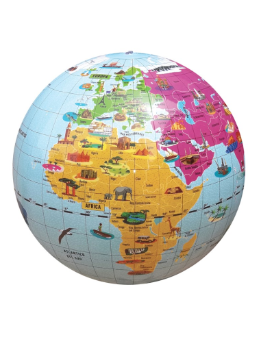 Globo Terráqueo Maravillas del Mundo 40cm
