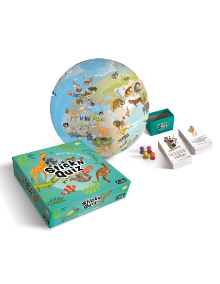 Juego de mesa Animales + Globo 30 cm