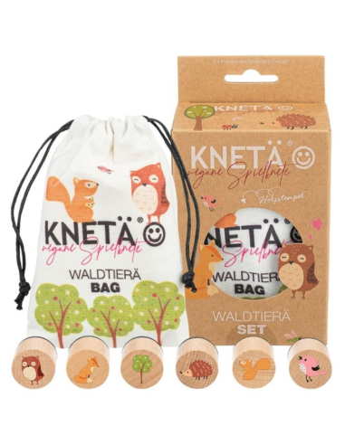 Set Sellos de madera *Animales del Bosque* Kneta JuegaConmigo