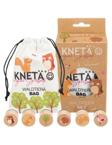 Set Sellos de madera *Animales del Bosque* Kneta JuegaConmigo