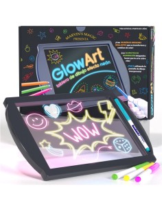 Glow Art - Negro  JuegaConmigo