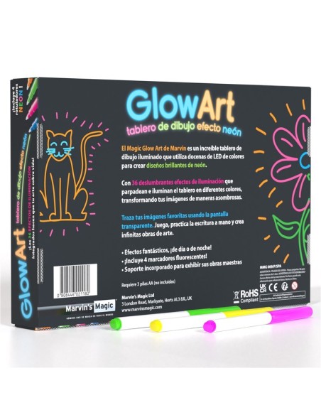 Glow Art - Rosa  JuegaConmigo