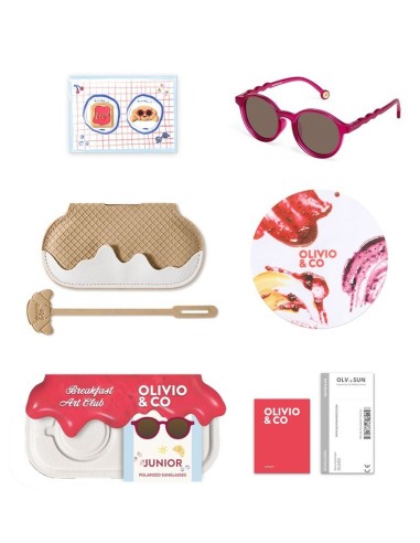 Gafas de Sol Oval Raspberry 3-5a