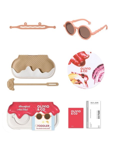 Gafas de sol Ovaladas Fig Pink 18-36m