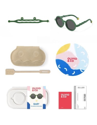 Gafas de sol round Round Cactus 0-18m