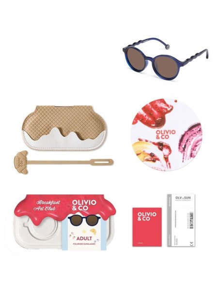 Gafas de Sol Oval Midnight Berry  +12a