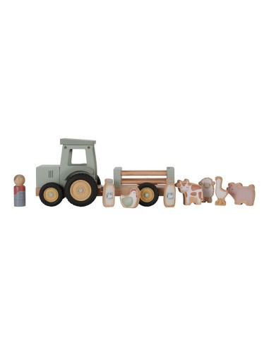 Tactor con Trailer Pequeña Granja