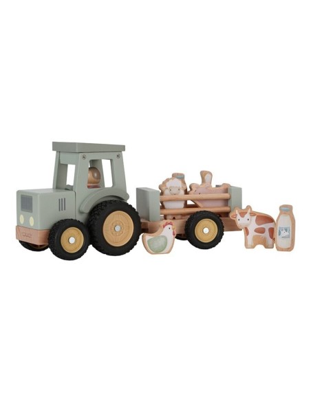 Tactor con Trailer Pequeña Granja