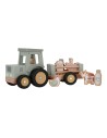 Tactor con Trailer Pequeña Granja