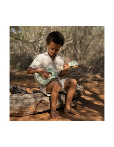 Guitarra de Madera Verde FSC Safari Friends Little Dutch