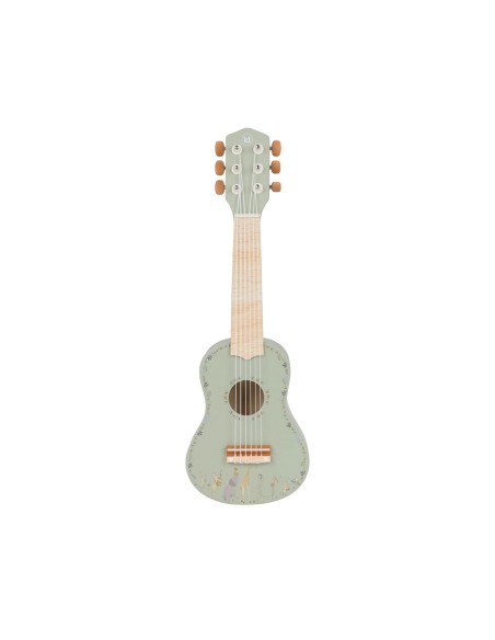 Guitarra de Madera Verde FSC Safari Friends Little Dutch