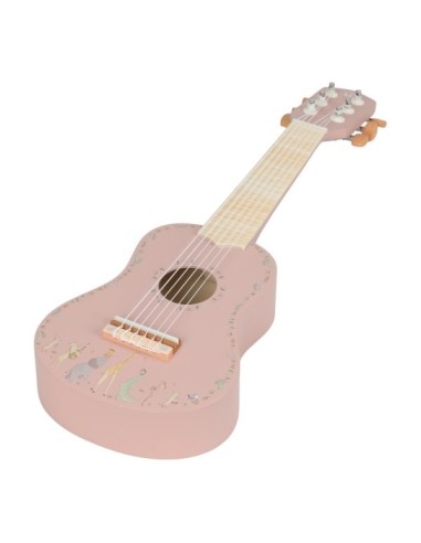 Guitarra de Madera Rosa FSC Safari Friends Little Dutch