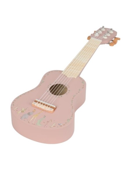Guitarra de Madera Rosa FSC Safari Friends Little Dutch