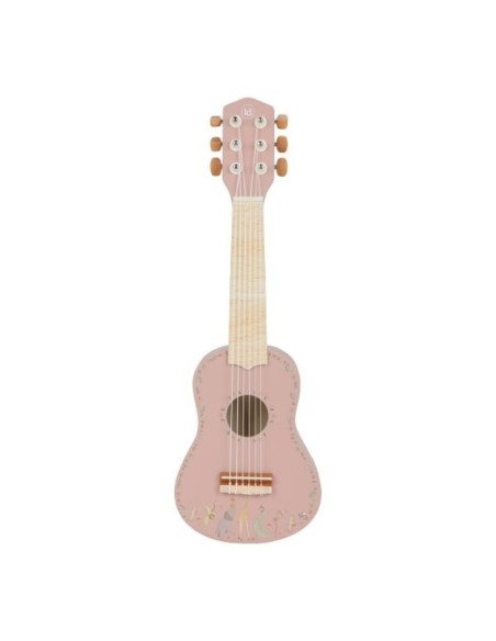 Guitarra de Madera Rosa FSC Safari Friends Little Dutch