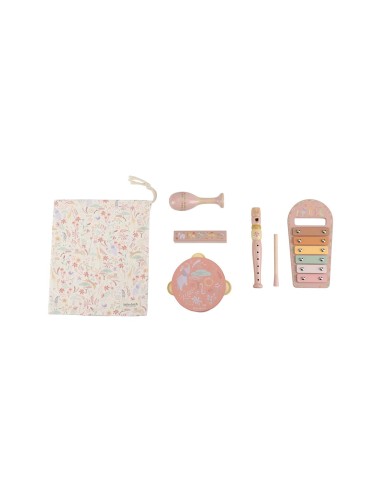 Set Musical Rosa Safari Friends FSC Little Dutch