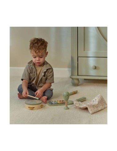 Set Musical Verde Safari Friends FSC Little Dutch