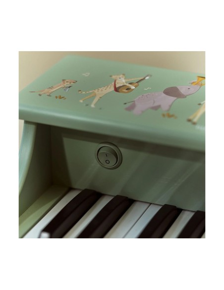 Piano de Madera Verde FSC Safari Friends Little Dutch