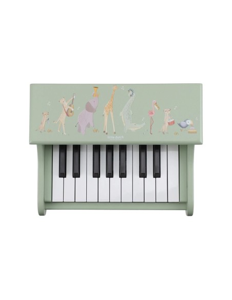 Piano de Madera Verde FSC Safari Friends Little Dutch