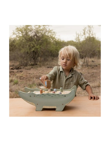 Banco de Golpeo Cocodrilo FSC Safari Friends Little Dutch