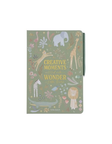 Tablet de Dibujo Verde Safari Friends Little Dutch