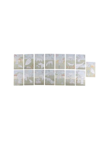 Tablet de Dibujo Verde Safari Friends Little Dutch