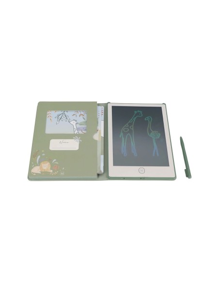 Tablet de Dibujo Verde Safari Friends Little Dutch