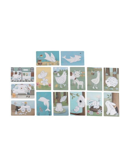 Tableta de Dibujo Azul Forest Friends Little Dutch